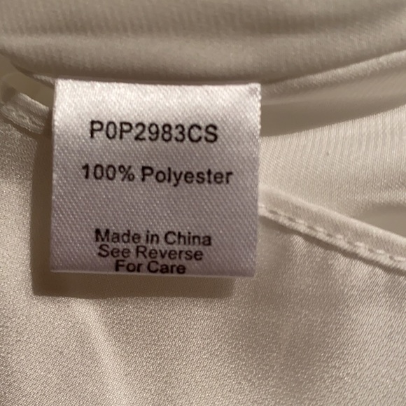 NWT Parker Ivory Cream Crosby Keyhole Cutout Ruffle Shift Tunic Mini Dress - M - Picture 13 of 15